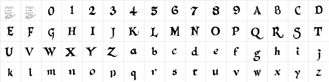 Gab Cond Demo el Condensed  glyph index