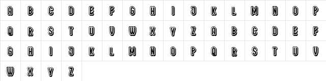 Scum Regular  glyph index