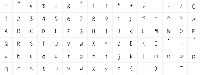 ResbalosoSlippingA Regular  glyph index
