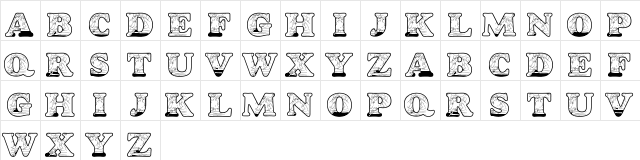 LMS Kiss de' Girl Regular  glyph index