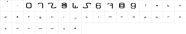 Untitled 1  glyph index