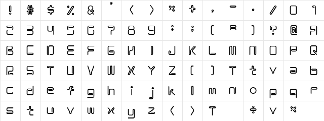 Coil ALb  glyph index