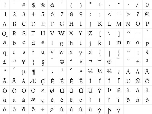 Hiroshige-Book Book  glyph index