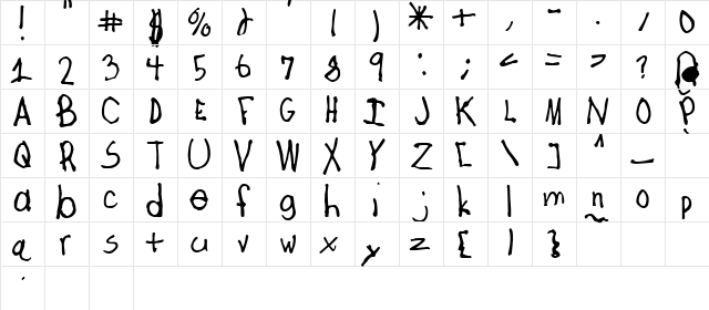 Ash94 igh 1994  glyph index