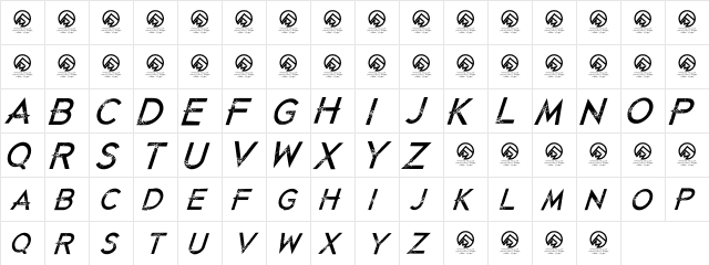 Just Die Already Italic  glyph index