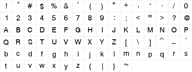 SooriyanDotCom Regular  glyph index
