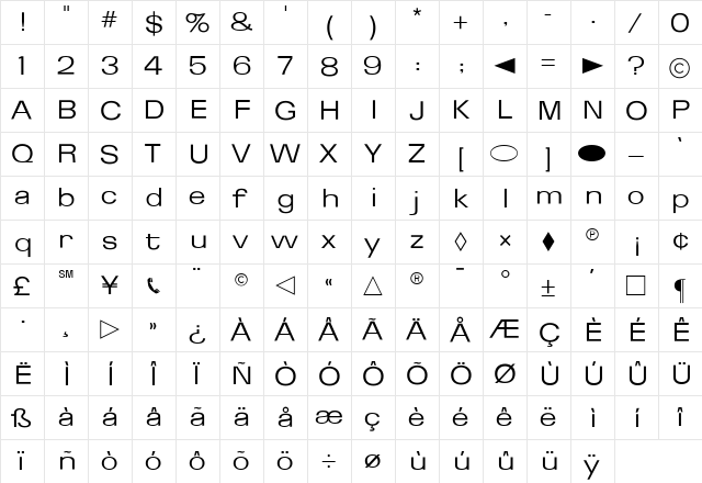 CgBraziliaThree Medium  glyph index