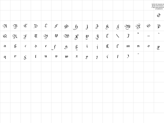 Square Text Tryout Regular  glyph index