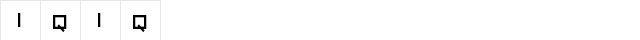 Kayak Regular  glyph index