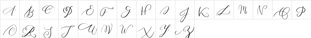 MONOGRAM K Regular  glyph index