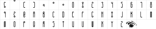 Huxley Regular  glyph index