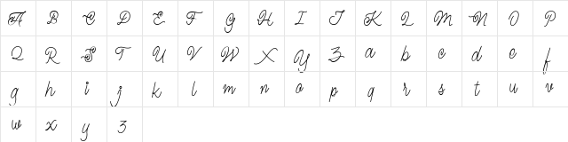 Magna FREE Regular  glyph index