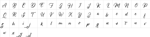 Swansong FREE Regular  glyph index