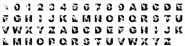 LMS Remembering SS Columbia Regular  glyph index