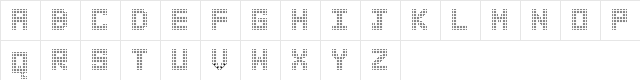 en broken grill Regular  glyph index