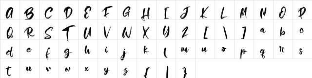 Humble FREE Regular  glyph index