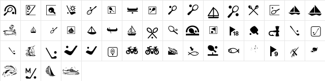 GamesSports P03  glyph index