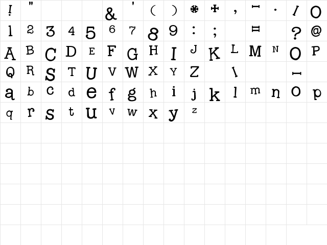2Peas Fragile 2Peas Fragile  glyph index