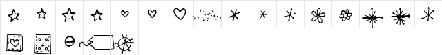 FG Kasper Dings Regular  glyph index