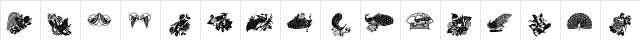 DLBirdz Regular  glyph index
