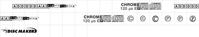 DiscMakerslogo0801 Regular  glyph index