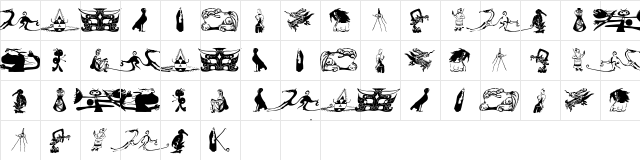 IdolsTwo Regular  glyph index