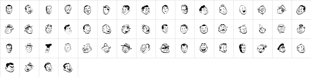 HeadHonchos Medium  glyph index