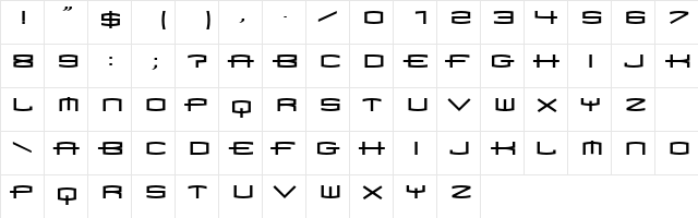 tsp 1979 1 Regular  glyph index
