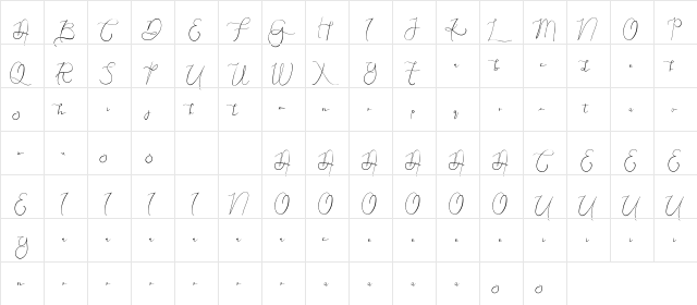 Ezhilan Aliqua Demo Regular  glyph index