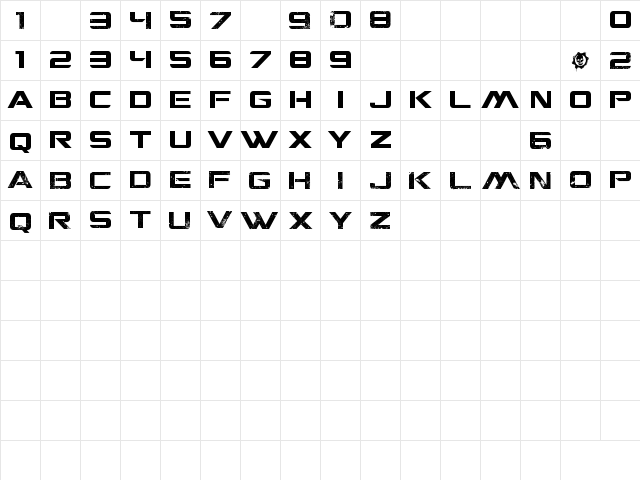 CGM Locust Resistance Regular  glyph index