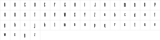 Lost Winner Regular  glyph index