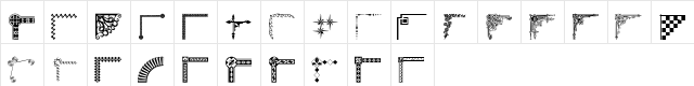 wmcorners2 Regular  glyph index