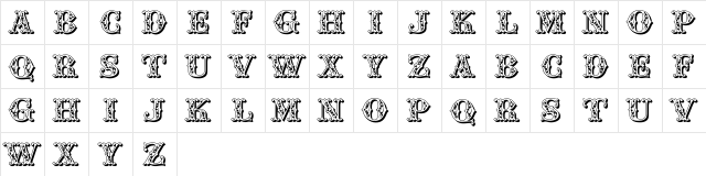 JFAutumnFair Regular  glyph index