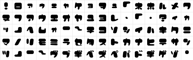 I2Vi&#56429intable J  glyph index