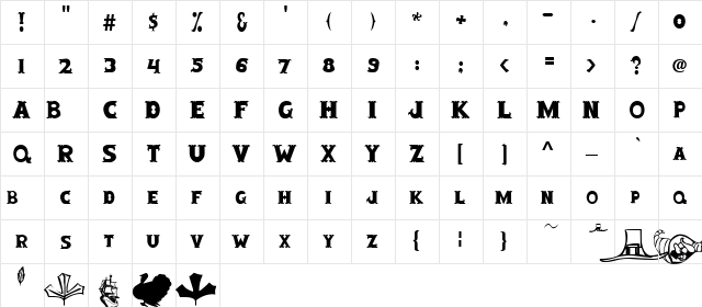 Base:Thanksgiving Normal  glyph index