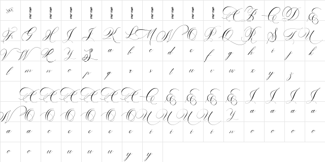 David And SovhieDEMO Regular  glyph index