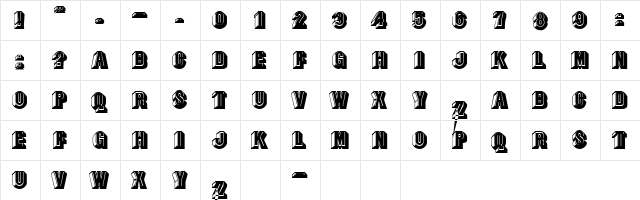 SANDEEP Regular  glyph index