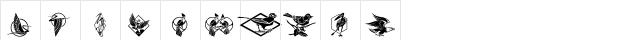 Fabeldyr 2 Normal  glyph index