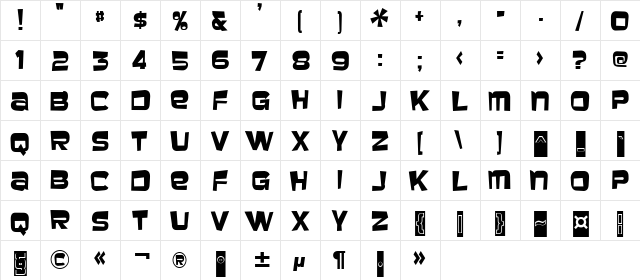 a_ConceptoTitulNrCmGr Regular  glyph index