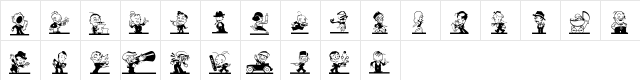 KartoonKutz2 Regular  glyph index