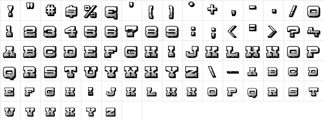 Dry Goods Emporium SmC JL Regular  glyph index