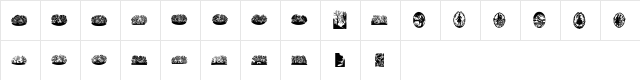 WWDelightful Regular  glyph index