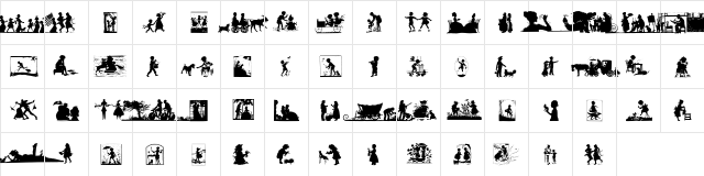 LivingYesterday Regular  glyph index