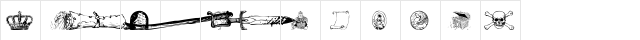 Fantasy clipart 2 Regular  glyph index