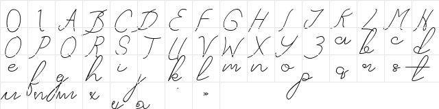 Adelle Regular  glyph index