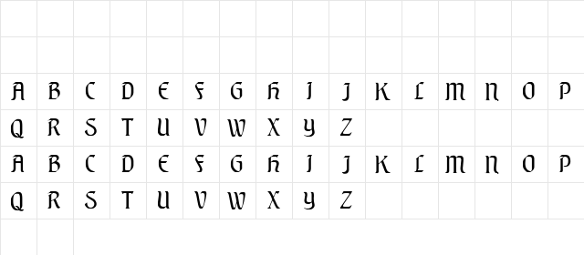 Elysian Regular  glyph index