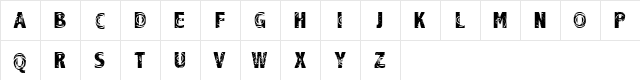 Raindrop Splash Regular  glyph index