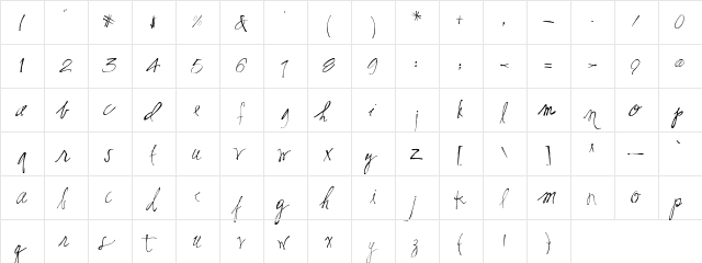 SF-Remember SF-Remember  glyph index