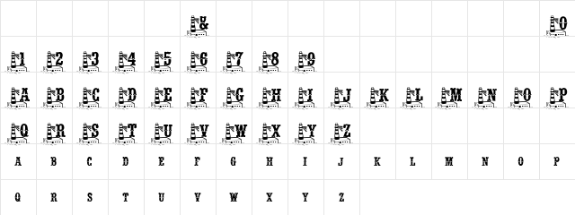 Light House Miami Regular  glyph index