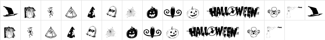 KR Booville Regular  glyph index